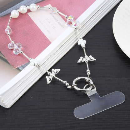 Heidi Beads Butterfly Embellished Anti-lost Short Lanyard