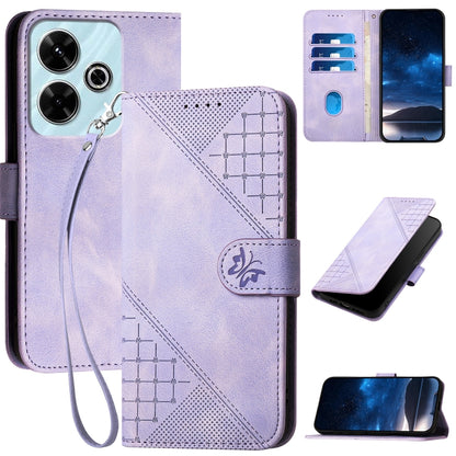 Grid Butterfly Embossed Pattern Leather Phone Case with Lanyard, For Redmi Note 14 5G, For Redmi Note 14 Pro+ 5G, For Redmi Note 14 Pro 5G, For Redmi 13, For Redmi Turbo 3, For Redmi Note 13R Pro / Poco X6 Neo, For Redmi A3, For Redmi Note 13 Pro 4G   ...
