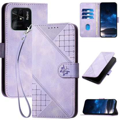 Grid Butterfly Embossed Pattern Leather Phone Case with Lanyard, For Redmi Note 12 Turbo / Xiaomi Poco F5, For Redmi Note 12s, For Redmi Note 12 Pro, For Redmi Note 12 4G, For Redmi Note 12 Pro+, For Redmi Note 12 5G, For Redmi A1+, For Redmi K50 Ultra...