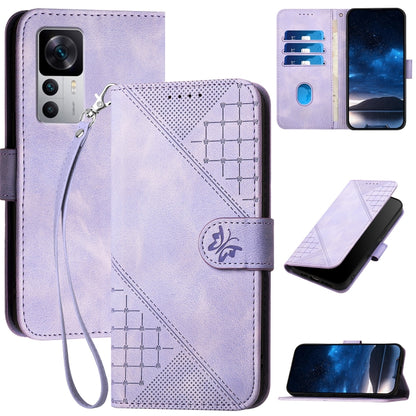 Grid Butterfly Embossed Pattern Leather Phone Case with Lanyard, For Redmi Note 12 Turbo / Xiaomi Poco F5, For Redmi Note 12s, For Redmi Note 12 Pro, For Redmi Note 12 4G, For Redmi Note 12 Pro+, For Redmi Note 12 5G, For Redmi A1+, For Redmi K50 Ultra...