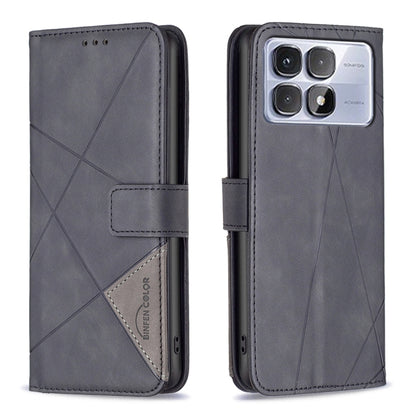 Magnetic Buckle Rhombus Texture Leather Phone Case, For Redmi Note 14 5G, For Redmi Note 14 Pro 5G / Note 14 Pro+ 5G, For Redmi 14C 4G, For Redmi K70 Ultra