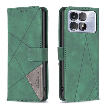 Magnetic Buckle Rhombus Texture Leather Phone Case, For Redmi Note 14 5G, For Redmi Note 14 Pro 5G / Note 14 Pro+ 5G, For Redmi 14C 4G, For Redmi K70 Ultra