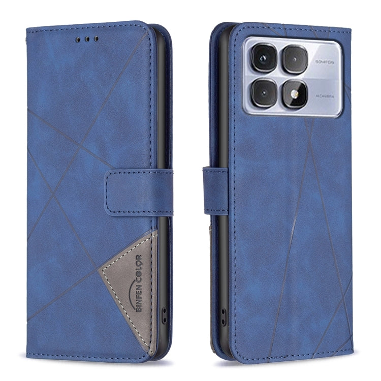 Magnetic Buckle Rhombus Texture Leather Phone Case, For Redmi Note 14 5G, For Redmi Note 14 Pro 5G / Note 14 Pro+ 5G, For Redmi 14C 4G, For Redmi K70 Ultra