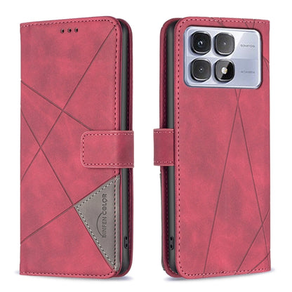 Magnetic Buckle Rhombus Texture Leather Phone Case, For Redmi Note 14 5G, For Redmi Note 14 Pro 5G / Note 14 Pro+ 5G, For Redmi 14C 4G, For Redmi K70 Ultra