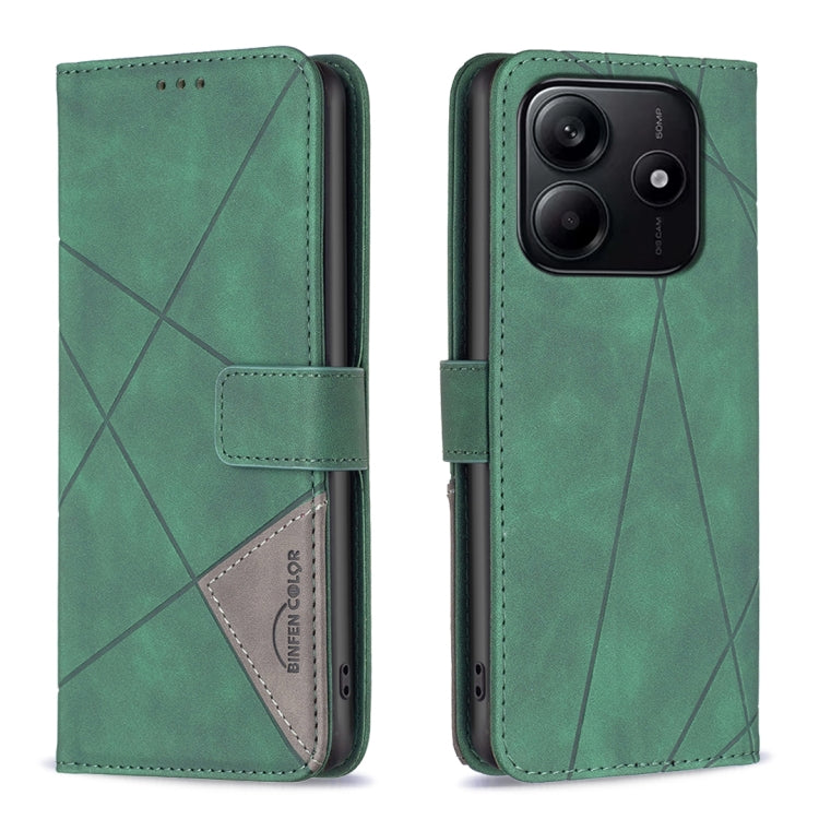 Magnetic Buckle Rhombus Texture Leather Phone Case, For Redmi Note 14 5G, For Redmi Note 14 Pro 5G / Note 14 Pro+ 5G, For Redmi 14C 4G, For Redmi K70 Ultra