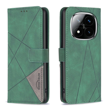 Magnetic Buckle Rhombus Texture Leather Phone Case, For Redmi Note 14 5G, For Redmi Note 14 Pro 5G / Note 14 Pro+ 5G, For Redmi 14C 4G, For Redmi K70 Ultra