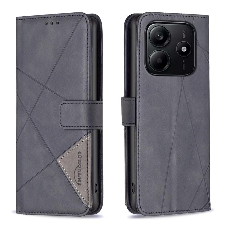 Magnetic Buckle Rhombus Texture Leather Phone Case, For Redmi K90 Max 5G, For Redmi A7 Pro 171mm / Poco C85x 5G, For Redmi 15a 5G, For Redmi Tubo 5 Max / Poco X8 Pro Max, For Redmi Tubo 5 / Poco X8 Pro 5G, For Redmi Note 15 5G Global 164mm             ...