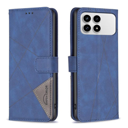 Magnetic Buckle Rhombus Texture Leather Phone Case, For Redmi K90 Max 5G, For Redmi A7 Pro 171mm / Poco C85x 5G, For Redmi 15a 5G, For Redmi Tubo 5 Max / Poco X8 Pro Max, For Redmi Tubo 5 / Poco X8 Pro 5G, For Redmi Note 15 5G Global 164mm             ...