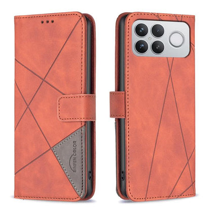 Magnetic Buckle Rhombus Texture Leather Phone Case, For Redmi K90 Max 5G, For Redmi A7 Pro 171mm / Poco C85x 5G, For Redmi 15a 5G, For Redmi Tubo 5 Max / Poco X8 Pro Max, For Redmi Tubo 5 / Poco X8 Pro 5G, For Redmi Note 15 5G Global 164mm             ...