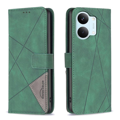 Magnetic Buckle Rhombus Texture Leather Phone Case, For Redmi K90 Max 5G, For Redmi A7 Pro 171mm / Poco C85x 5G, For Redmi 15a 5G, For Redmi Tubo 5 Max / Poco X8 Pro Max, For Redmi Tubo 5 / Poco X8 Pro 5G, For Redmi Note 15 5G Global 164mm             ...