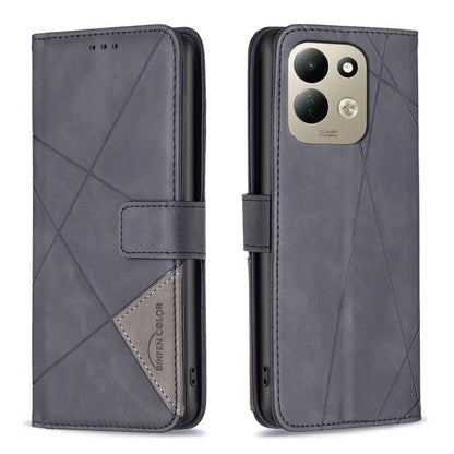 Magnetic Buckle Rhombus Texture Leather Phone Case, For Redmi 15C 5G/4G Global 171/Poco C85 4G, For Redmi Note 17 Pro 5G Global 163mm, For Redmi Note 17 Pro+ 5G Global 163mm, For Redmi K100 Pro Max 5G, For Redmi 17 4G / 5G Global 170mm                 ...