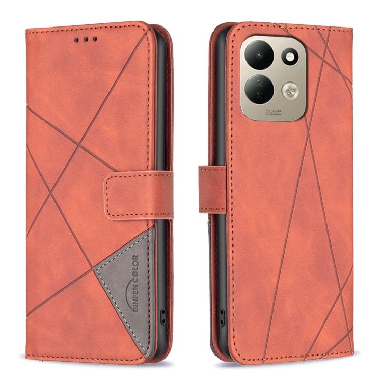 Magnetic Buckle Rhombus Texture Leather Phone Case, For Redmi 15C 5G/4G Global 171/Poco C85 4G, For Redmi Note 17 Pro 5G Global 163mm, For Redmi Note 17 Pro+ 5G Global 163mm, For Redmi K100 Pro Max 5G, For Redmi 17 4G / 5G Global 170mm                 ...