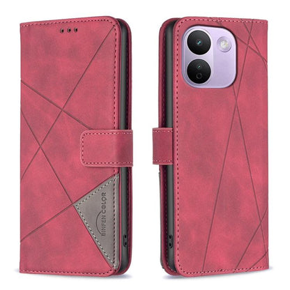 Magnetic Buckle Rhombus Texture Leather Phone Case, For Redmi 15C 5G/4G Global 171/Poco C85 4G, For Redmi Note 17 Pro 5G Global 163mm, For Redmi Note 17 Pro+ 5G Global 163mm, For Redmi K100 Pro Max 5G, For Redmi 17 4G / 5G Global 170mm                 ...