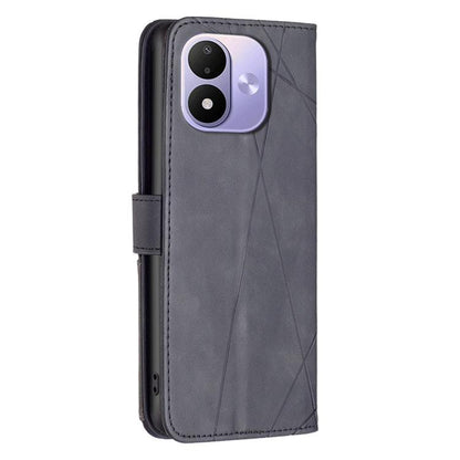 Magnetic Buckle Rhombus Texture Leather Phone Case, For Redmi Note 17 4G Global 169.7mm, For Redmi 15C 5G/4G Global 171/Poco C85 4G, For Redmi Note 17 Pro+ 5G Global 163.4mm, For Redmi Note 17 Pro 5G Global 163.5mm, For Redmi K100 Pro Max 5G           ...