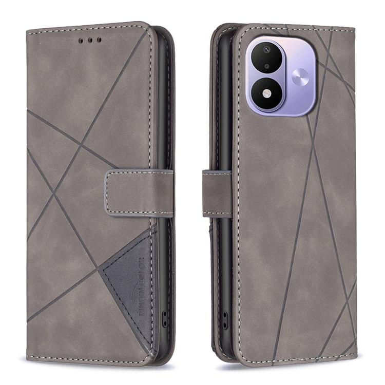 Magnetic Buckle Rhombus Texture Leather Phone Case, For Redmi 15C 5G/4G Global 171/Poco C85 4G, For Redmi Note 17 Pro 5G Global 163mm, For Redmi Note 17 Pro+ 5G Global 163mm, For Redmi K100 Pro Max 5G, For Redmi 17 4G / 5G Global 170mm                 ...