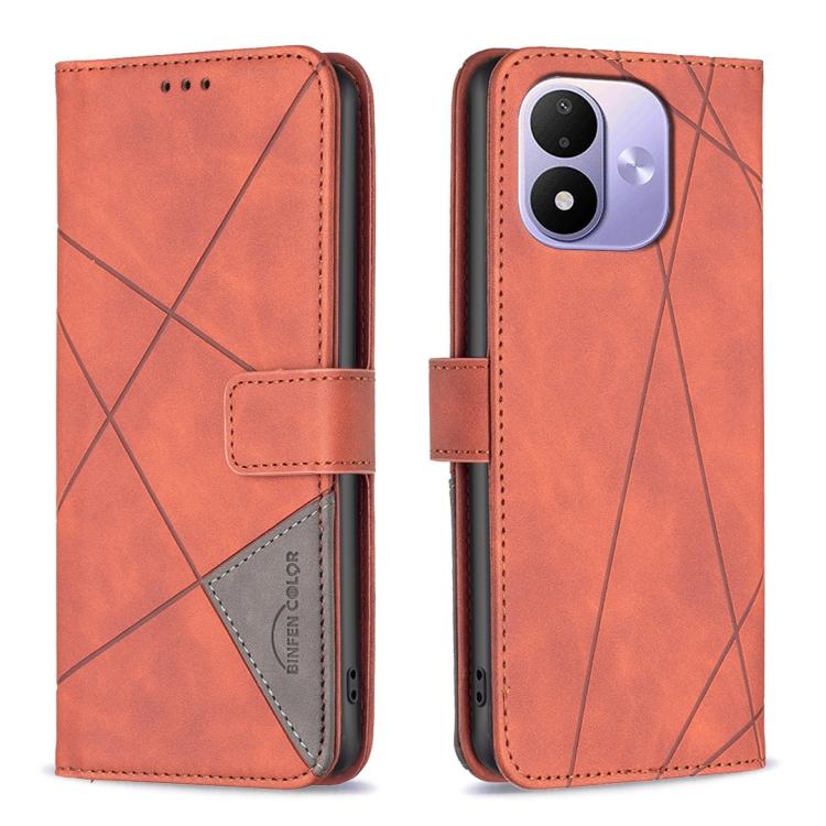 Magnetic Buckle Rhombus Texture Leather Phone Case, For Redmi 15C 5G/4G Global 171/Poco C85 4G, For Redmi Note 17 Pro 5G Global 163mm, For Redmi Note 17 Pro+ 5G Global 163mm, For Redmi K100 Pro Max 5G, For Redmi 17 4G / 5G Global 170mm                 ...