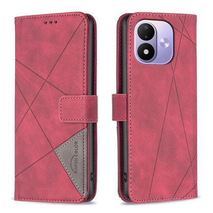 Magnetic Buckle Rhombus Texture Leather Phone Case, For Redmi 15C 5G/4G Global 171/Poco C85 4G, For Redmi Note 17 Pro 5G Global 163mm, For Redmi Note 17 Pro+ 5G Global 163mm, For Redmi K100 Pro Max 5G, For Redmi 17 4G / 5G Global 170mm                 ...