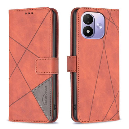 Magnetic Buckle Rhombus Texture Leather Phone Case, For Redmi 15C 5G/4G Global 171/Poco C85 4G, For Redmi Note 17 Pro 5G Global 163mm, For Redmi Note 17 Pro+ 5G Global 163mm, For Redmi K100 Pro Max 5G, For Redmi 17 4G / 5G Global 170mm                 ...