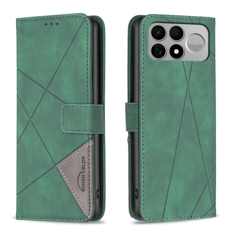 Magnetic Buckle Rhombus Texture Leather Phone Case, For Redmi 15C 5G/4G Global 171/Poco C85 4G, For Redmi Note 17 Pro 5G Global 163mm, For Redmi Note 17 Pro+ 5G Global 163mm, For Redmi K100 Pro Max 5G, For Redmi 17 4G / 5G Global 170mm                 ...