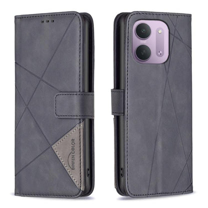 Magnetic Buckle Rhombus Texture Leather Phone Case, For Redmi 15C 5G/4G Global 171/Poco C85 4G, For Redmi Note 17 Pro 5G Global 163mm, For Redmi Note 17 Pro+ 5G Global 163mm, For Redmi K100 Pro Max 5G, For Redmi 17 4G / 5G Global 170mm                 ...