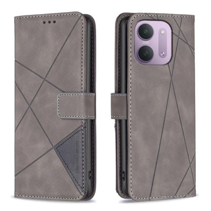 Magnetic Buckle Rhombus Texture Leather Phone Case, For Redmi 15C 5G/4G Global 171/Poco C85 4G, For Redmi Note 17 Pro 5G Global 163mm, For Redmi Note 17 Pro+ 5G Global 163mm, For Redmi K100 Pro Max 5G, For Redmi 17 4G / 5G Global 170mm                 ...