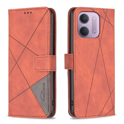 Magnetic Buckle Rhombus Texture Leather Phone Case, For Redmi 15C 5G/4G Global 171/Poco C85 4G, For Redmi Note 17 Pro 5G Global 163mm, For Redmi Note 17 Pro+ 5G Global 163mm, For Redmi K100 Pro Max 5G, For Redmi 17 4G / 5G Global 170mm                 ...