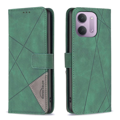 Magnetic Buckle Rhombus Texture Leather Phone Case, For Redmi 15C 5G/4G Global 171/Poco C85 4G, For Redmi Note 17 Pro 5G Global 163mm, For Redmi Note 17 Pro+ 5G Global 163mm, For Redmi K100 Pro Max 5G, For Redmi 17 4G / 5G Global 170mm                 ...