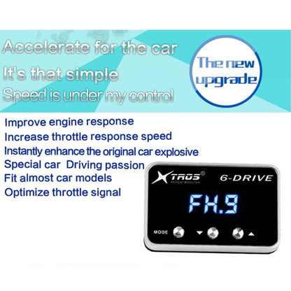 TROS TS-6Drive Potent Booster Electronic Throttle Controller, For Perodua Aruz, For Subaru XV 2013-2020, For Ford Everest -2014, For Hyundai Veloster 2012-2018, For Toyota Altis 2008-2020
