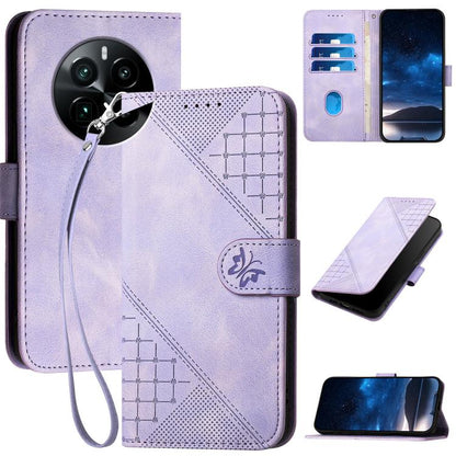 Grid Butterfly Embossed Pattern Leather Phone Case with Lanyard, For Realme 12 Pro 5G Global, For Realme 12 Pro+ 5G Global, For Realme GT5 Pro, For Realme 11 5G Global, For Realme C53 / Narzo N53, For Realme C65 4G, For Realme C55 4G Global            ...