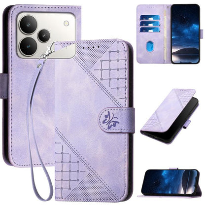 Grid Butterfly Embossed Pattern Leather Phone Case with Lanyard, For Realme 16T 5G, For Realme C100 4G, For Realme P4 Power 5G, For Realme Note 80 4G, For Realme Neo8 5G, For Realme 16 5G, For Realme 16 Pro+ 5G Global, For Realme 16 Pro 5G Global      ...