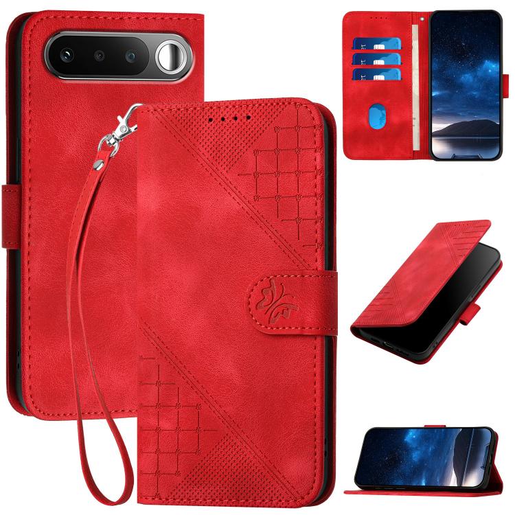 Grid Butterfly Embossed Pattern Leather Phone Case with Lanyard, For Realme 16T 5G, For Realme C100 4G, For Realme P4 Power 5G, For Realme Note 80 4G, For Realme Neo8 5G, For Realme 16 5G, For Realme 16 Pro+ 5G Global, For Realme 16 Pro 5G Global      ...