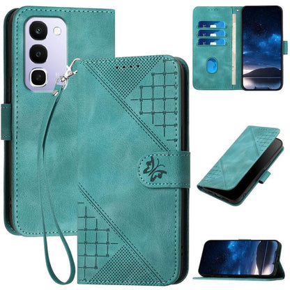 Grid Butterfly Embossed Pattern Leather Phone Case with Lanyard, For Realme 16T 5G, For Realme C100 4G, For Realme P4 Power 5G, For Realme Note 80 4G, For Realme Neo8 5G, For Realme 16 5G, For Realme 16 Pro+ 5G Global, For Realme 16 Pro 5G Global      ...