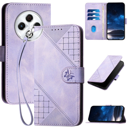 Grid Butterfly Embossed Pattern Leather Phone Case with Lanyard, For Tecno Pova Curve 2 5G, For Tecno Spark Go 3 / Pop 20 4G, For Tecno Spark 50 4G, For Tecno Camon 50 Pro 4G, For Tecno Camon 50 4G, For Tecno Spark Slim, For Tecno Spark 40 4G          ...
