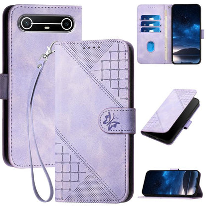 Grid Butterfly Embossed Pattern Leather Phone Case with Lanyard, For Tecno Pova Curve 2 5G, For Tecno Spark Go 3 / Pop 20 4G, For Tecno Spark 50 4G, For Tecno Camon 50 Pro 4G, For Tecno Camon 50 4G, For Tecno Spark Slim, For Tecno Spark 40 4G          ...