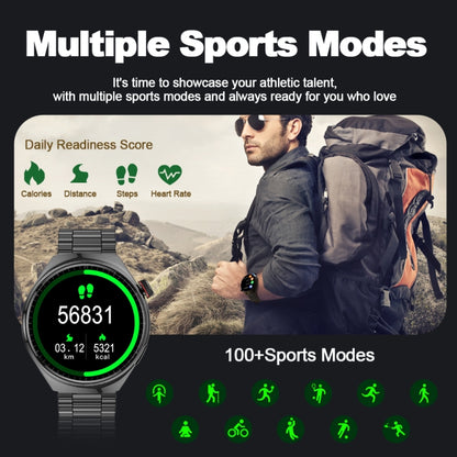 LF38 1.6 inch IPS Screen Steel Strap Smart Watch Supports Blood Oxygen Monitoring