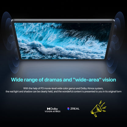 Tablette Lenovo Xiaoxin Pad Pro 12,7 pouces 2025 WiFi, ZUI 16, MediaTek Dimensity 8300 Octa Core, prise en charge de l'identification par empreinte digitale et faciale, 8 Go+128 Go, 8 Go+256 Go, 12 Go+256 Go