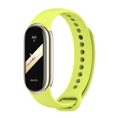 MIJOBS Metal Buckle Solid Color Silicone Watch Band, For Xiaomi Smart Band 11 / 10 / 9 / 8