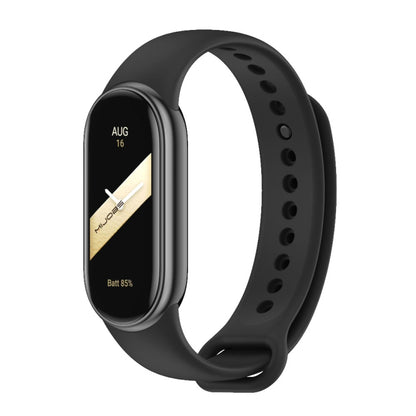 MIJOBS Metal Buckle Solid Color Silicone Watch Band, For Xiaomi Smart Band 11 / 10 / 9 / 8