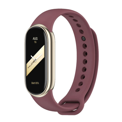 MIJOBS Metal Buckle Solid Color Silicone Watch Band, For Xiaomi Smart Band 11 / 10 / 9 / 8