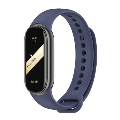 MIJOBS Metal Buckle Solid Color Silicone Watch Band, For Xiaomi Smart Band 11 / 10 / 9 / 8