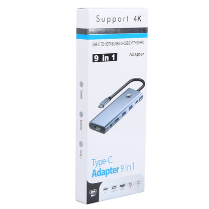 BYL-2410 9 in 1 Type-C to USB Multi-function Docking Station, BYL-2410