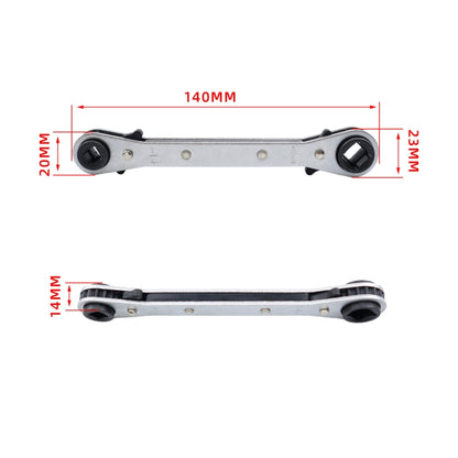 36pcs / Set T6 Air Conditioning Valve Core Remover Installer Tool with Dual Size SAE 1/4 and 5/16 Ports, 36pcs / Set