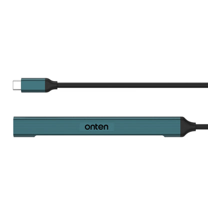 Onten UC972C 7 in 1 USB-C / Type-C to USB3.0 + USB2.0x2 + Type-Cx4 HUB Docking Station, UC972C
