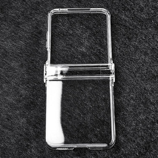 Three Parts Full Coverage PC Transparent Phone Case, For Xiaomi Mix Flip 2, For Xiaomi Mix Flip