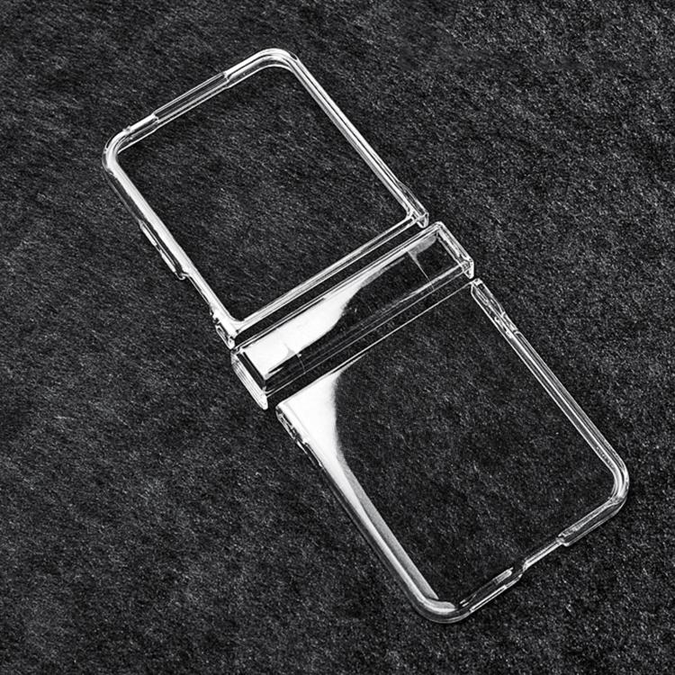 Three Parts Full Coverage PC Transparent Phone Case, For Xiaomi Mix Flip 2, For Xiaomi Mix Flip