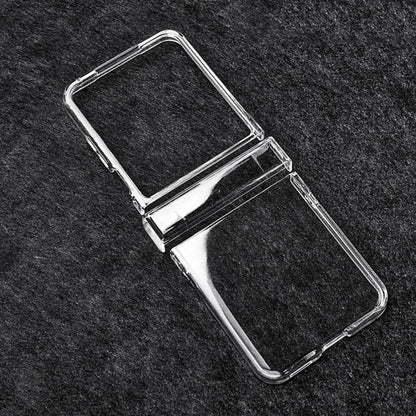Three Parts Full Coverage PC Transparent Phone Case, For Xiaomi Mix Flip 2, For Xiaomi Mix Flip