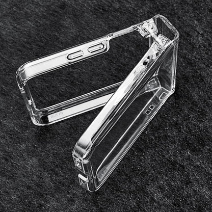 Three Parts Full Coverage PC Transparent Phone Case, For Xiaomi Mix Flip 2, For Xiaomi Mix Flip