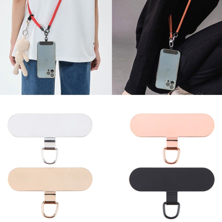 Oval Metal Mobile Phone Lanyard Fixing Gasket