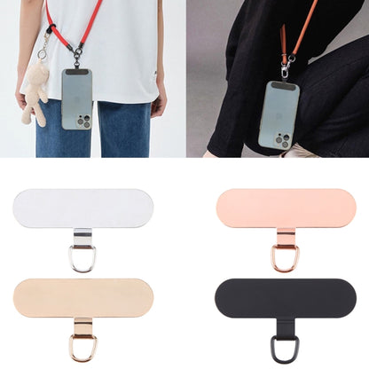 Oval Metal Mobile Phone Lanyard Fixing Gasket