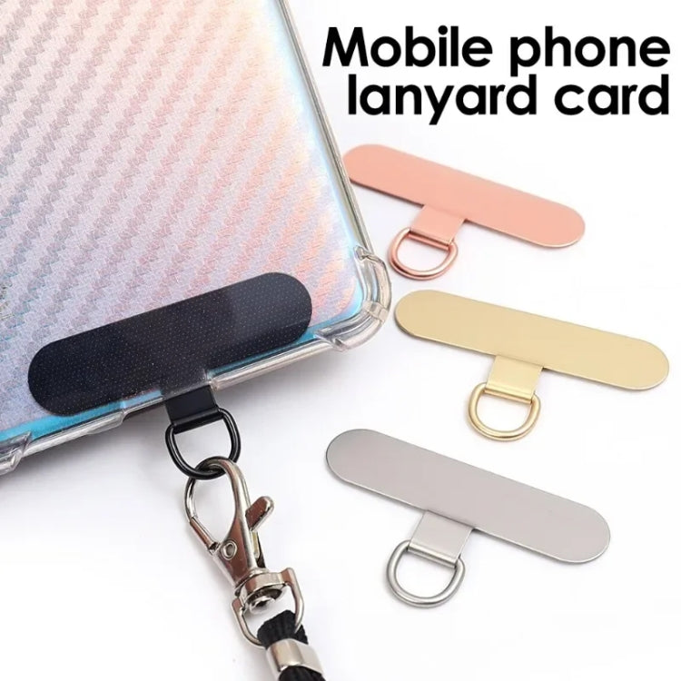 Oval Metal Mobile Phone Lanyard Fixing Gasket